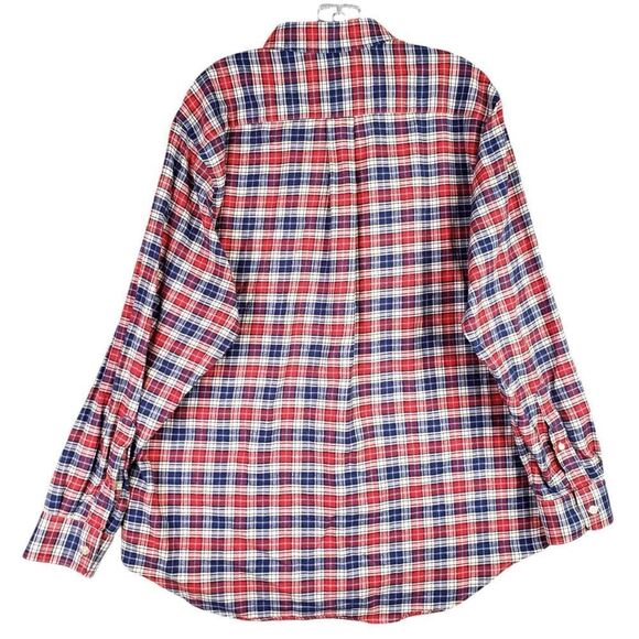 Vineyard Vines Shirt Long Sleeve Slim Red Plaid Button Down Mens Size Large - Picture 3 of 9